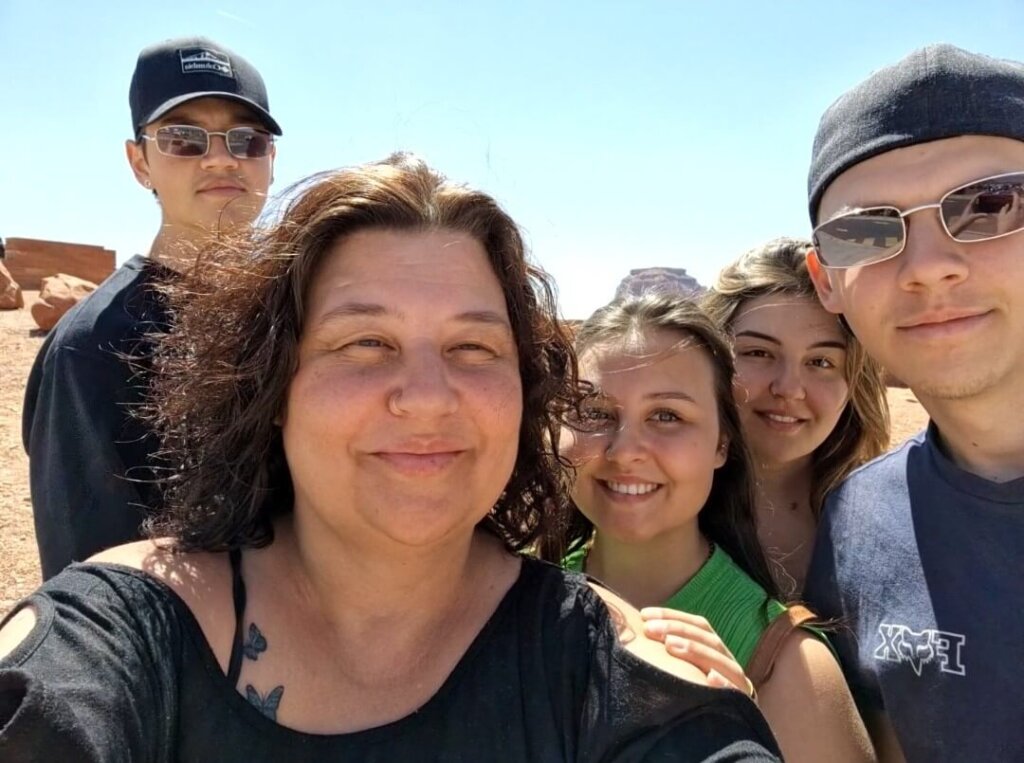 Familie im Monument Valley